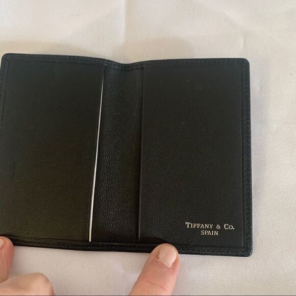 Tiffany & Co. Leather Card Case - Black - New - Picture 3 of 6